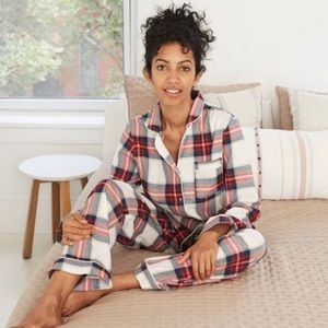 Plaid pajama set - large